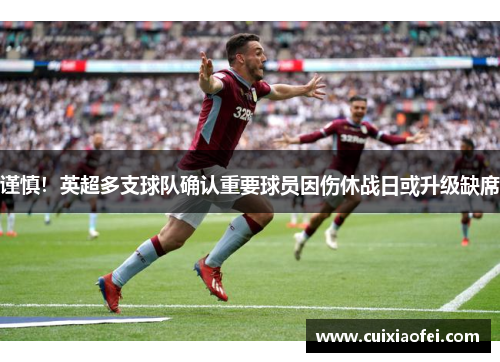 谨慎！英超多支球队确认重要球员因伤休战日或升级缺席
